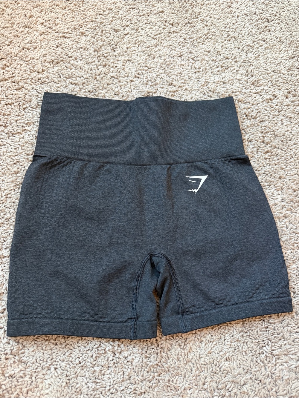Gymshark Black High-Waist Seamless Bike Shorts